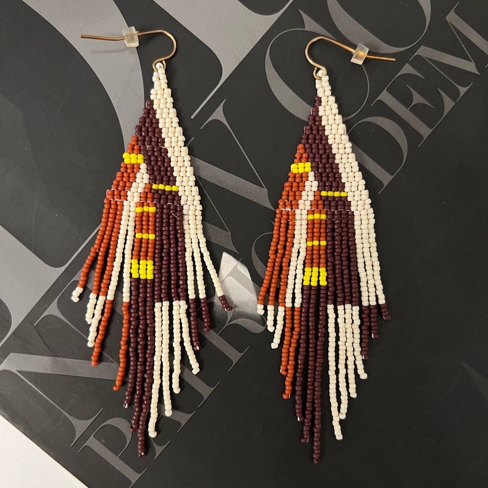 Handmade beaded earrings